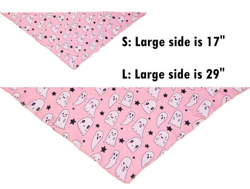BoomBone 2 Pack Halloween Dog Bandana,Triangle Bibs Pet Scarf for Puppy Cat - Image 3